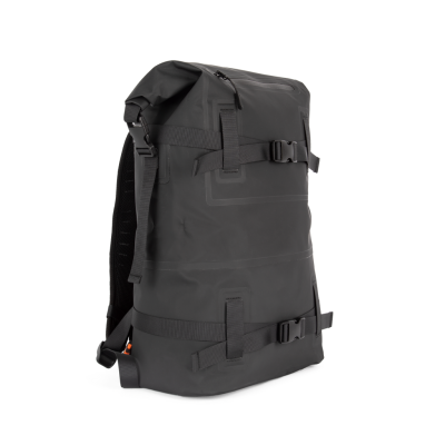 Waterproof backpack with compression straps